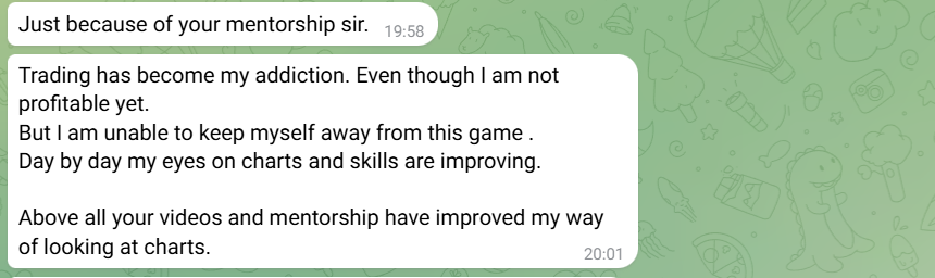 Anonymised feedback about mentorship and chart education